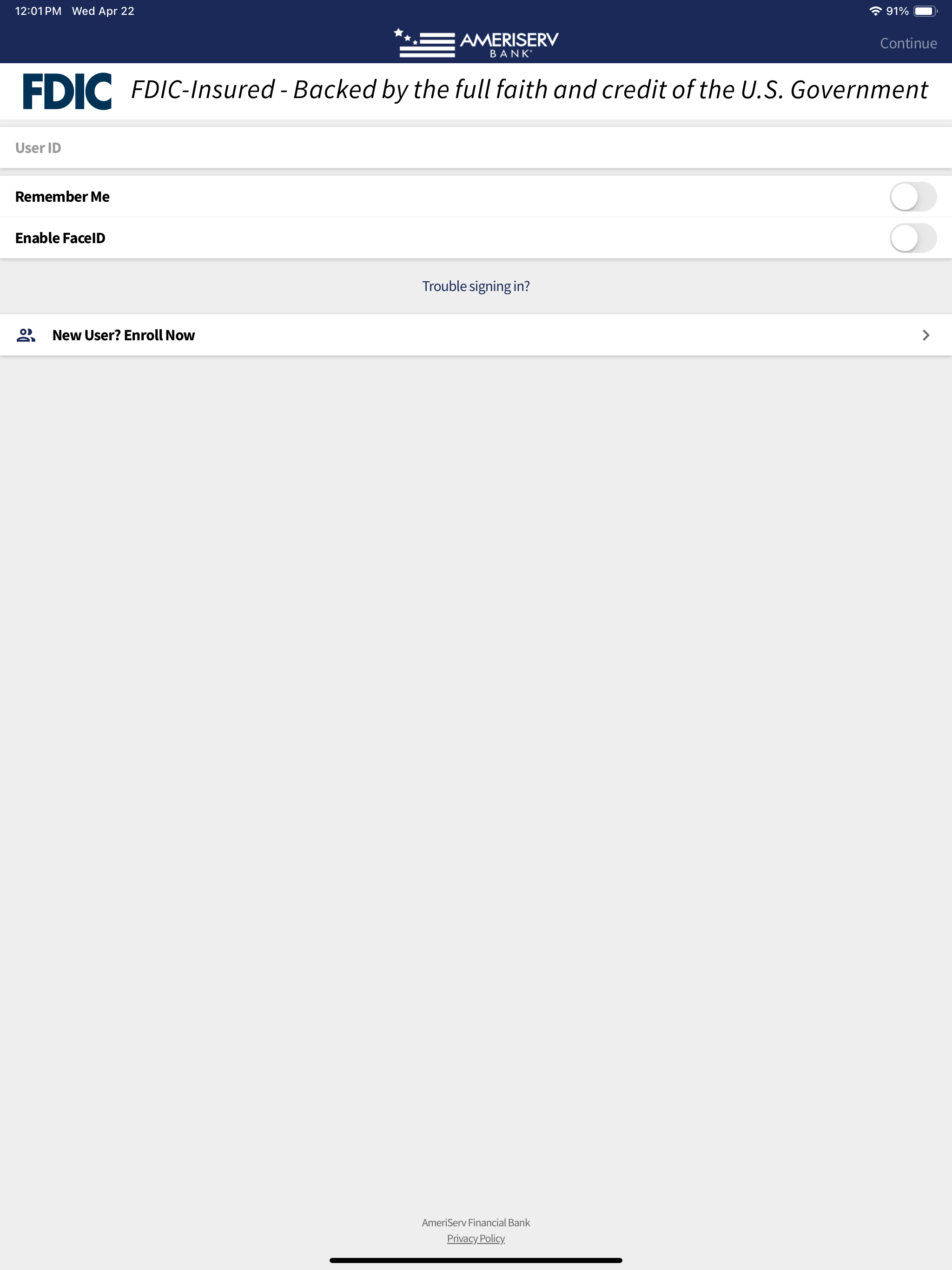 AmeriServ Banking screenshot 8