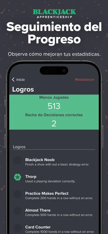 Blackjack Conteo de Cartas Pro screenshot 4 of 4
