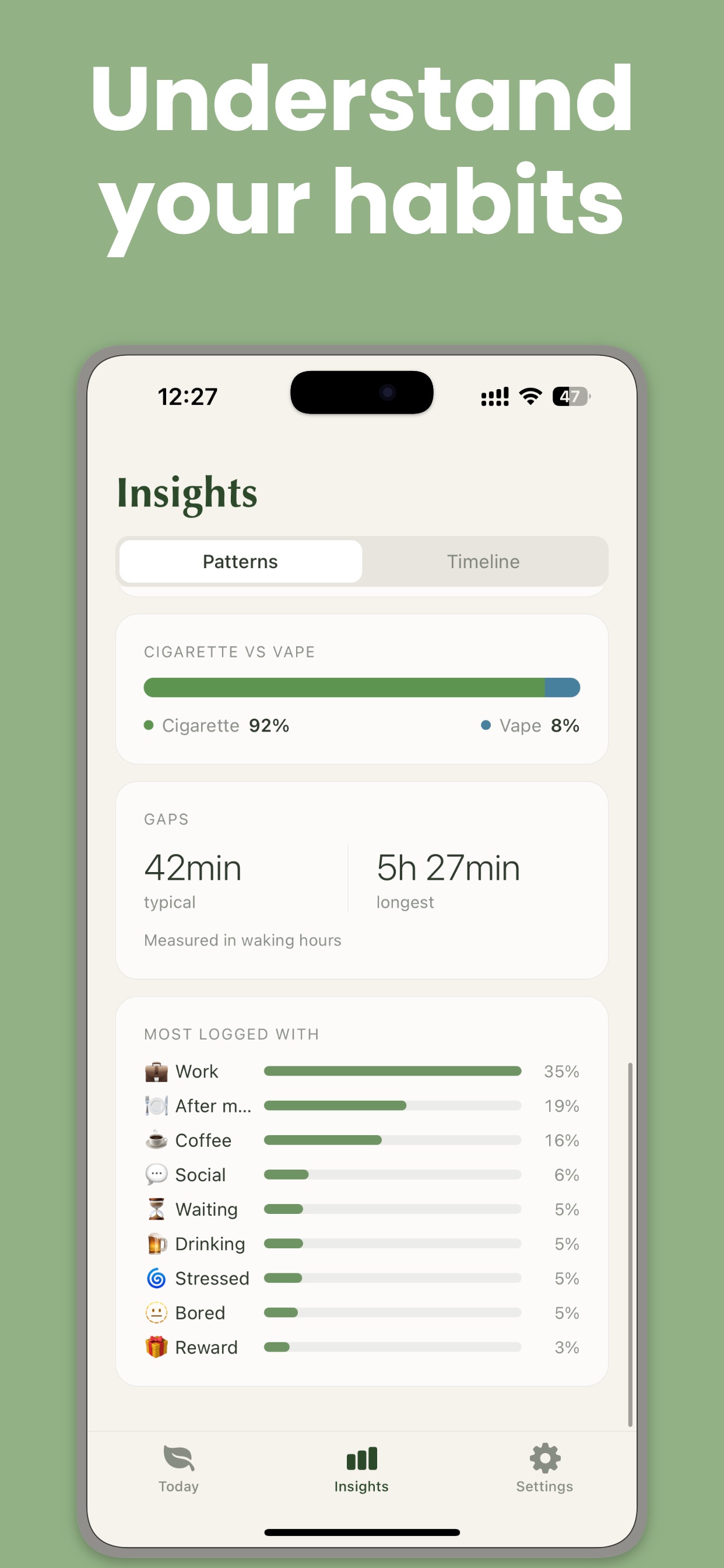Screenshot 3 of Cinder – Quit Smoking