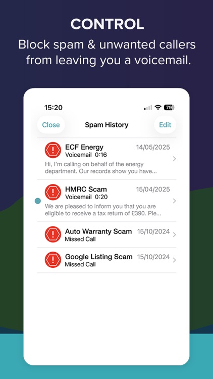 Hullomail Voicemail screenshot-3