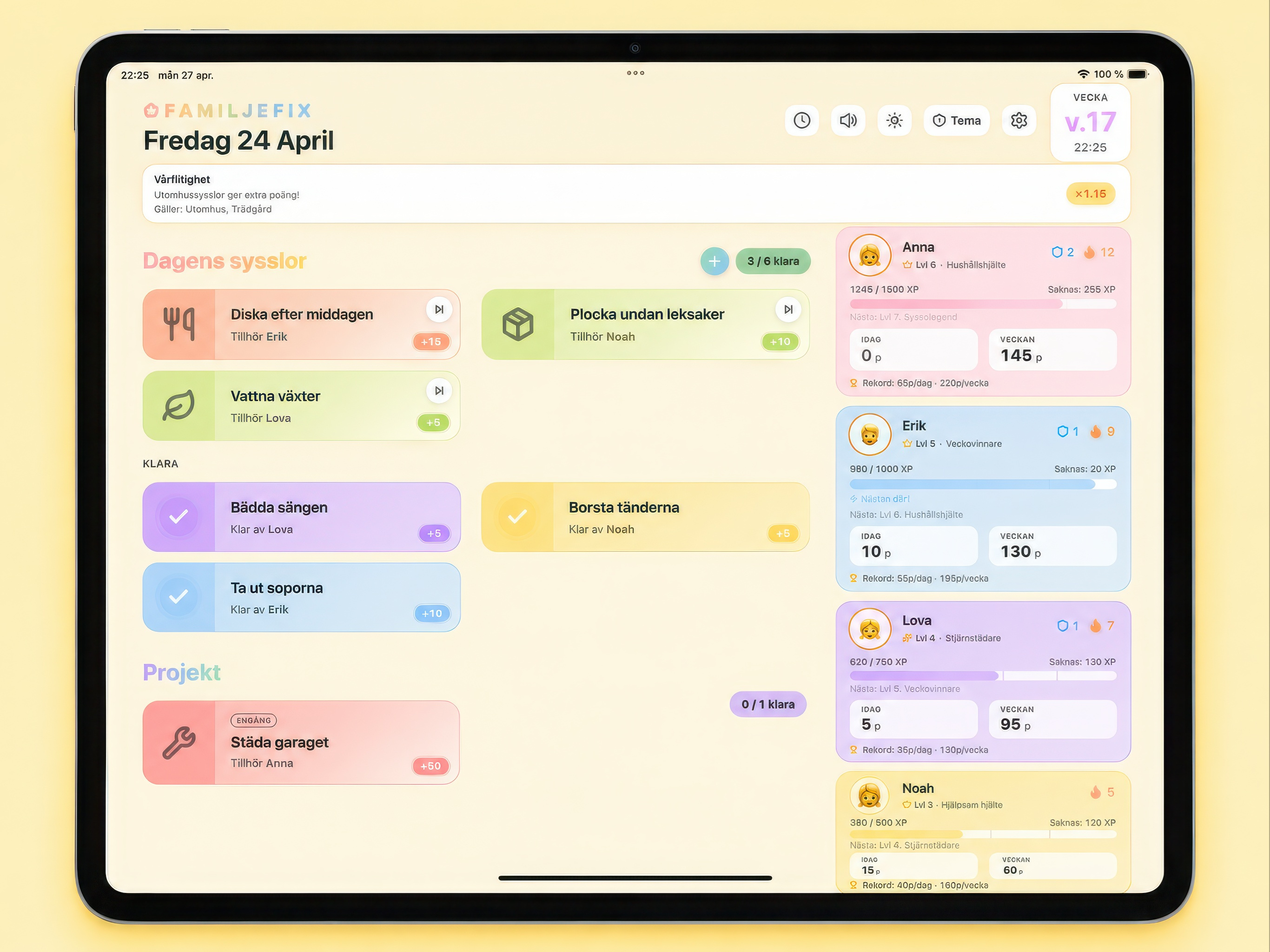 Familjefix screenshot 5
