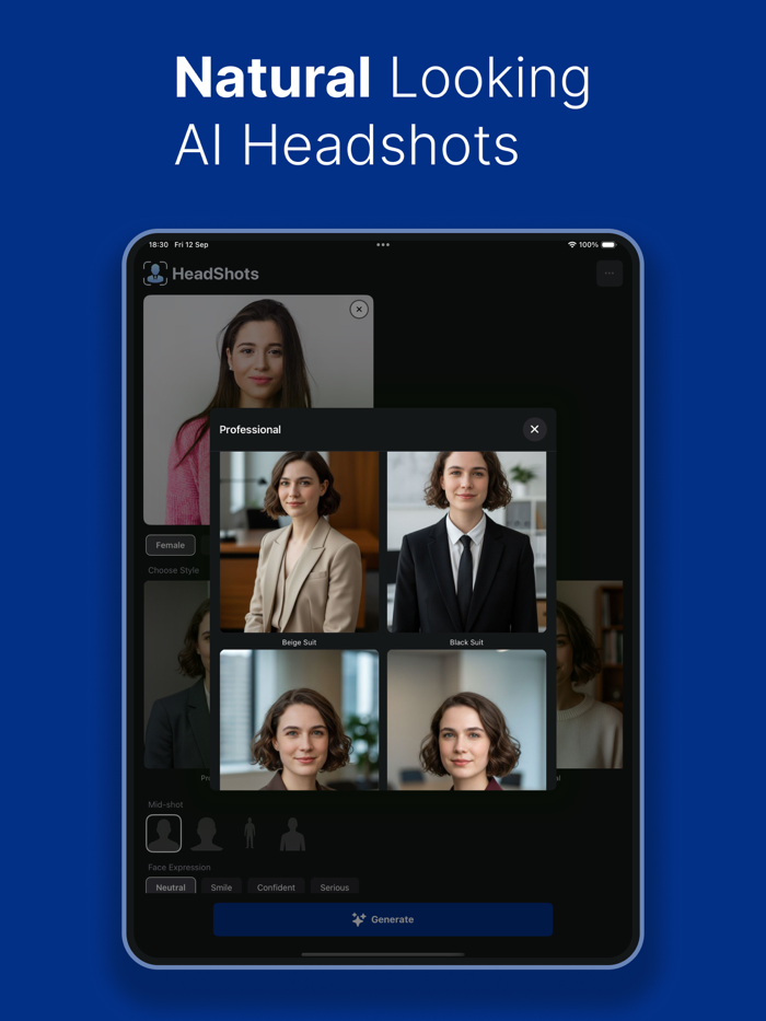 Professional Headshots AI