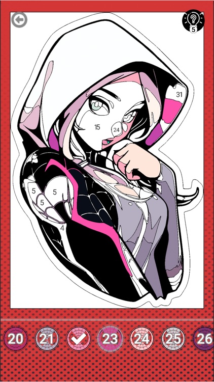 Spider Super Hero Coloring man