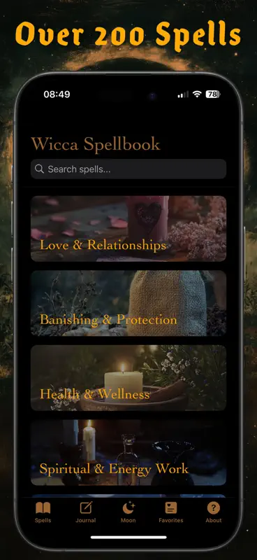 Wicca Spellbook screenshot 1 of 9
