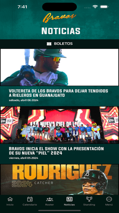 Bravos de León Oficial Screenshot