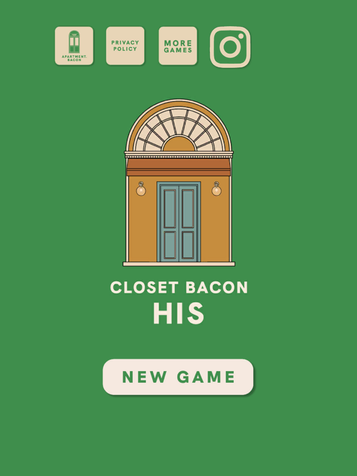 CLOSET BACON HIS