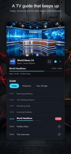 IPTV Deck: Player & TV Guide screenshot 3