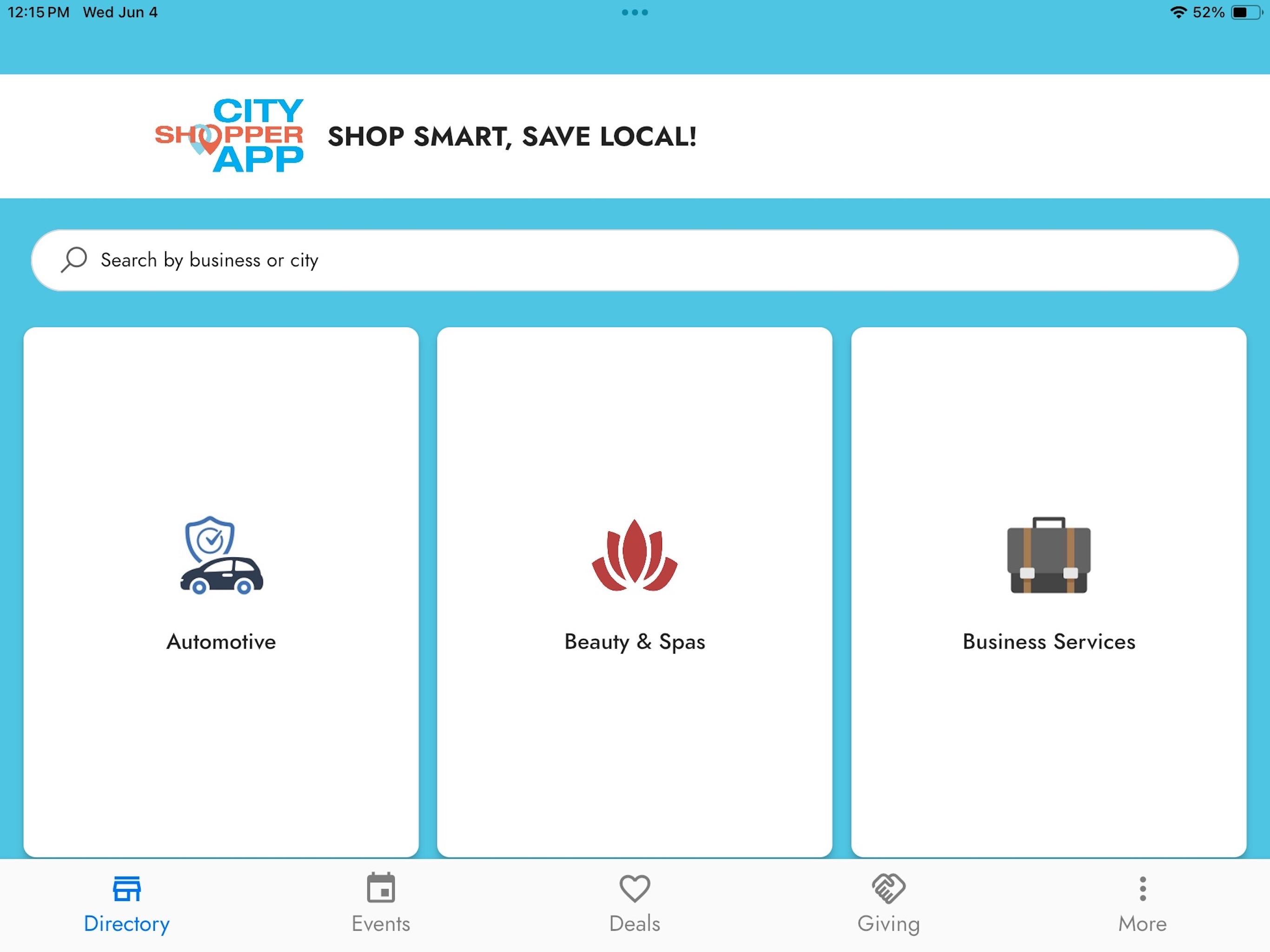 City Shopper App