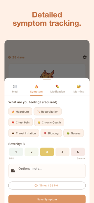 FireBelly: GERD Reflux Tracker Screenshot 7 of 7