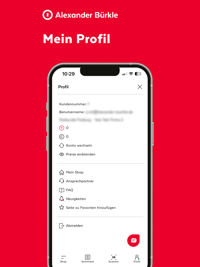 Alexander Bürkle Online-Shop