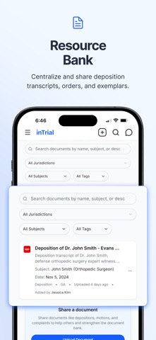 inTrial iPhone screenshot