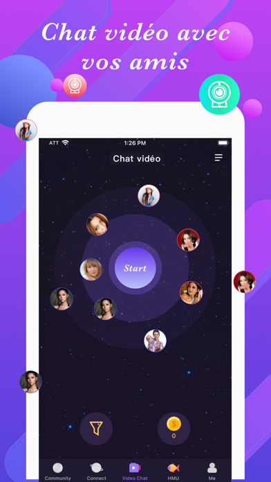 Screenshot #2 pour Rencontre Couples & Célib -HMU