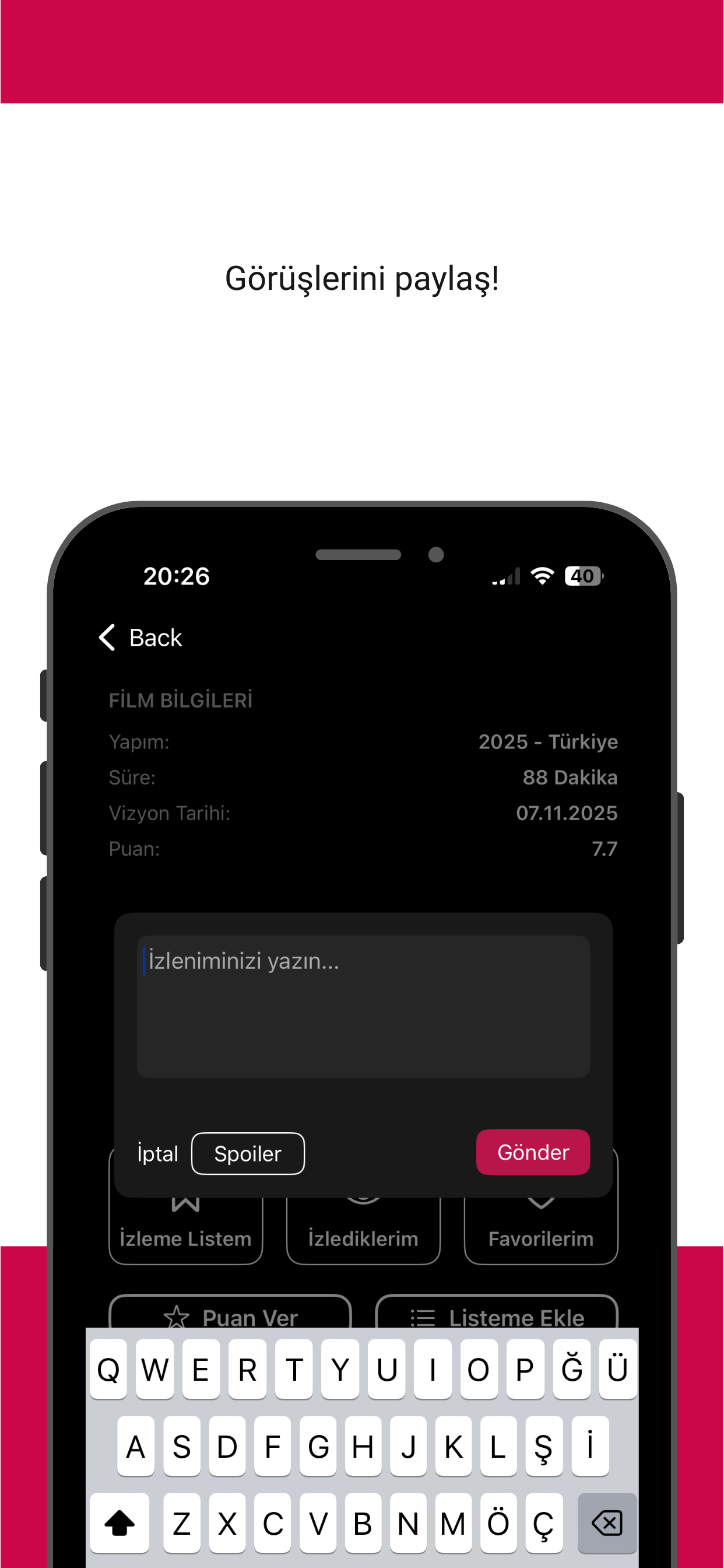 Sinemalar.com Vizyon Filmleri