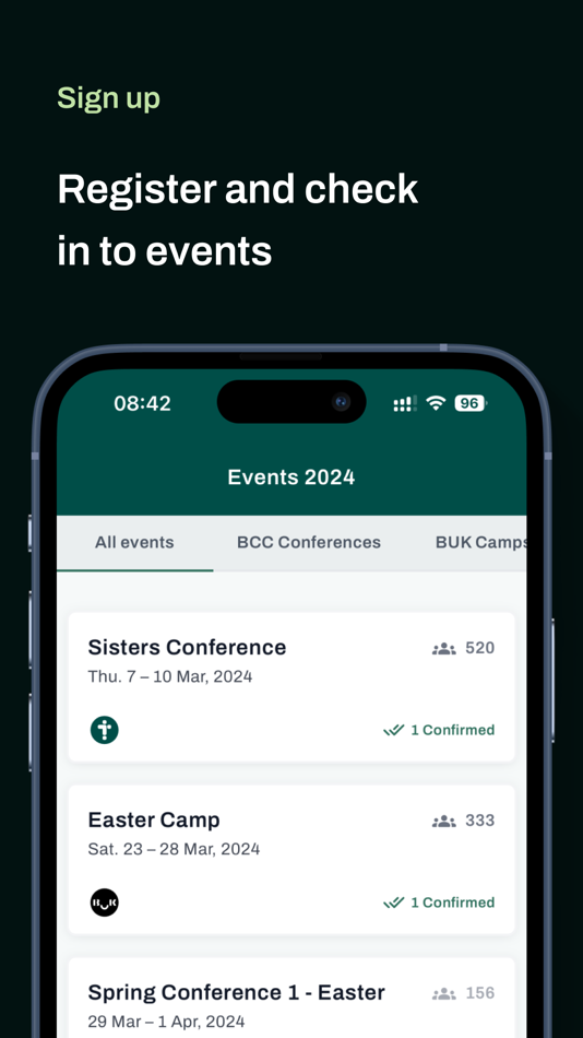 #2. Event by BCC Event (iOS) 由: Brunstad Christian Church