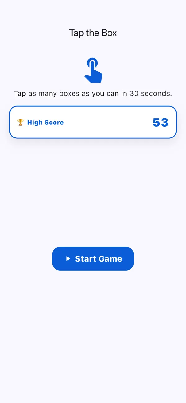 Screenshot #2 pour Tap the Box – Reflex Game