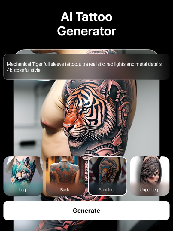 Tattoo AI Design Generatorのおすすめ画像1