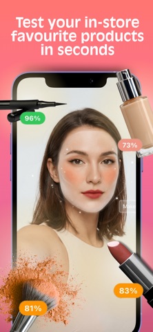 Cosmetics AI: Try On Face iPhone screenshot