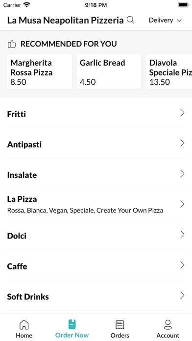 La Musa Neapolitan Pizzeria Screenshot