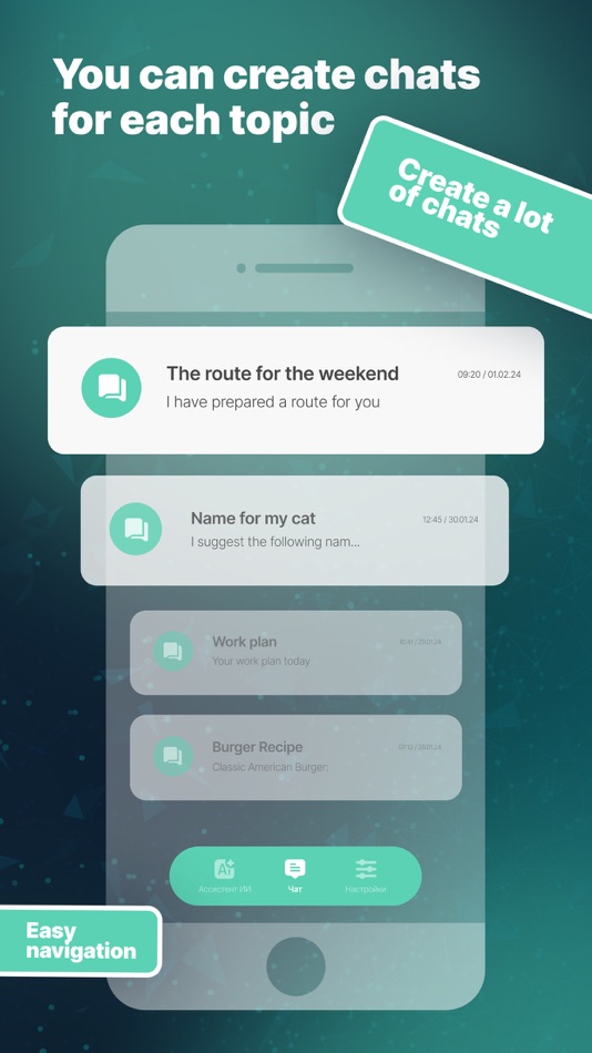 #5. GPT AI Chatbot, Chat & Writer (iOS) Podle: Ruslan Safargaleev