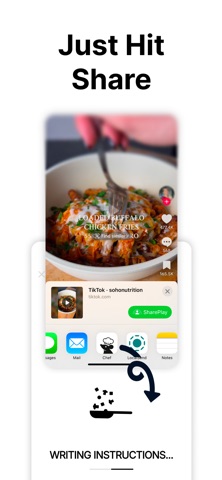 Chef - Video Recipe Scanner iPhone screenshot