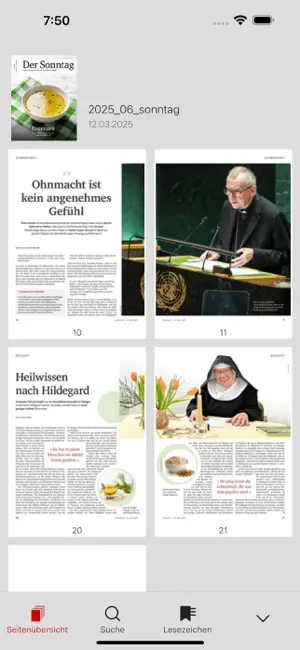 Kirchenzeitung screenshot 3