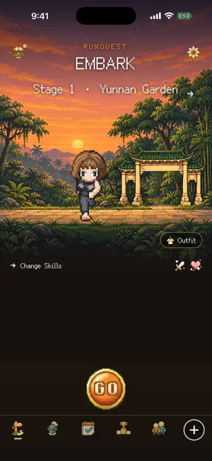 RunQuest: Fitness RPG screenshot 1