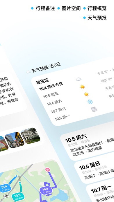 圆周旅迹—旅游出行智能规划,复制行程攻略助手 Screenshot