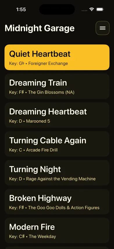 MIDI Set Lister screenshot 1