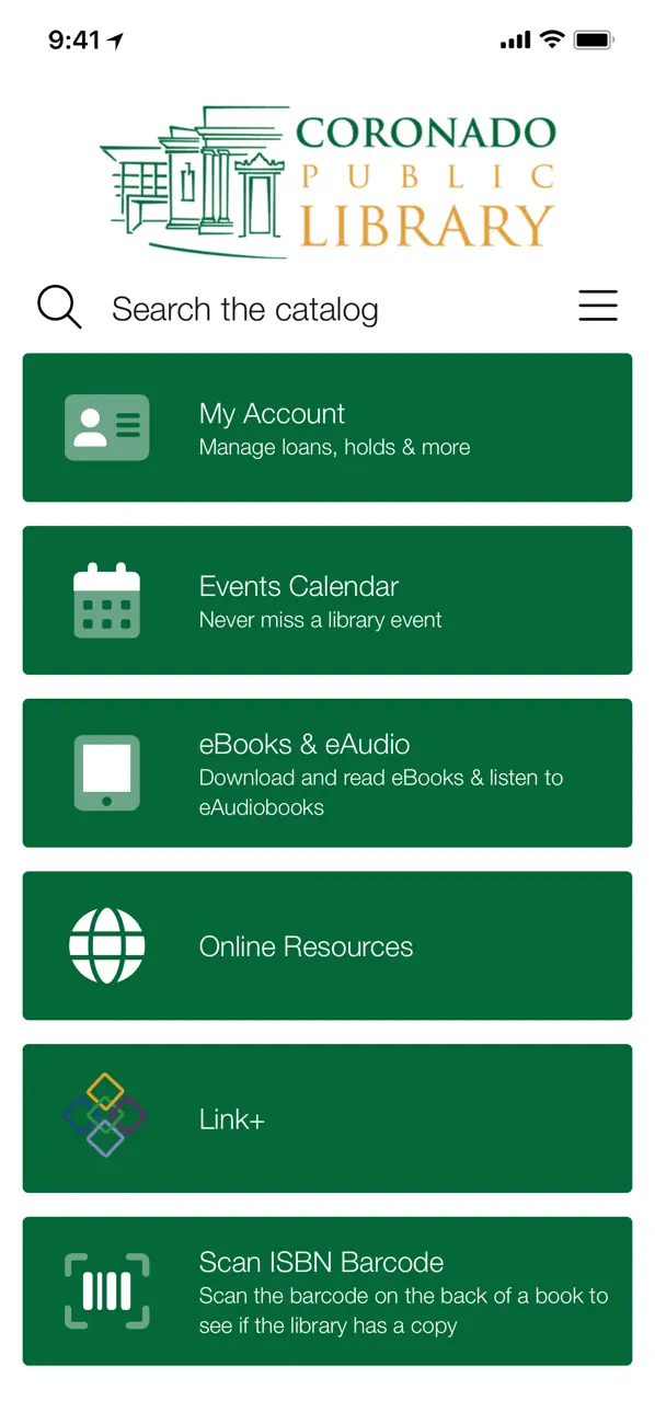 Screenshot #1 pour Coronado Library