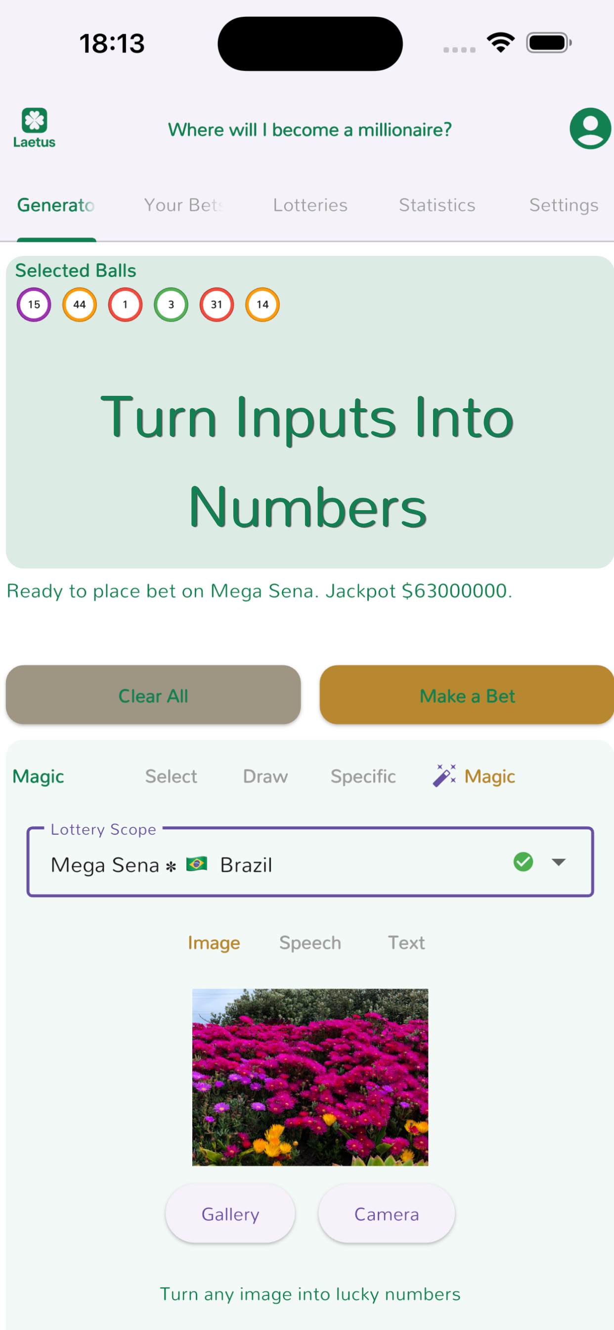 Laetus: Personal Luck Analyzer screenshot 5
