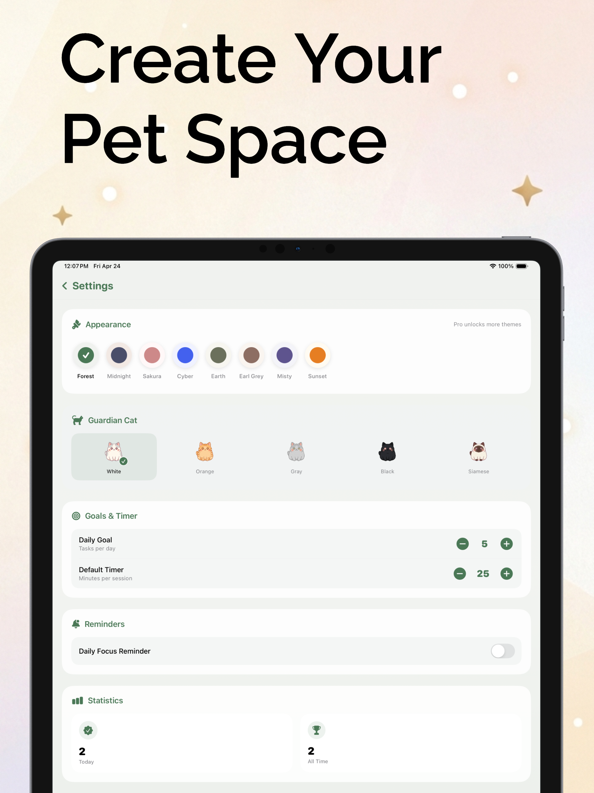 Focus Cat: Focus Timer & To-Do screenshot 11