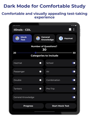 Illinois CDL Practice Test iPad screenshot