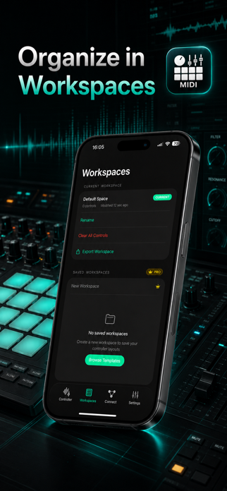 MIDI Controller PRO Wifi, USB Screenshot 3 of 3