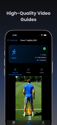 Drilix - AI Football Trainer iPhone screenshot
