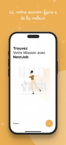 NestJob iPhone screenshot