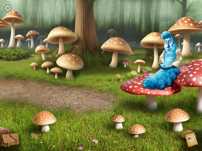 Screenshot van Avontuur in Wonderland