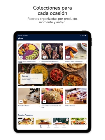 Recetas Oster® iPad screenshot 1