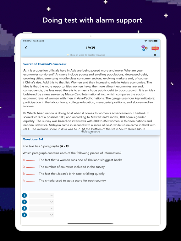Screenshot #6 pour IELTS Reading - Advanced
