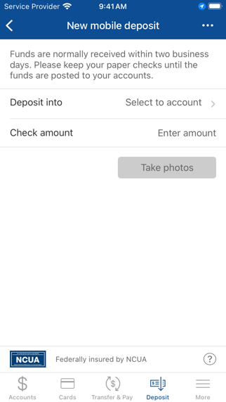 Seaport Federal Credit Union Screenshot