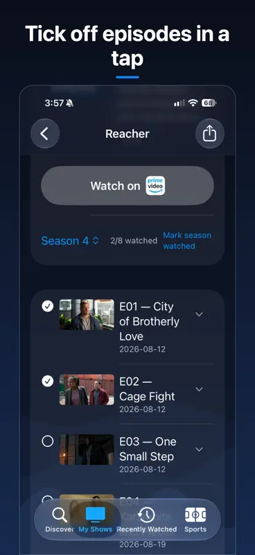 Bingester: TV Show Tracker screenshot 2 of 6