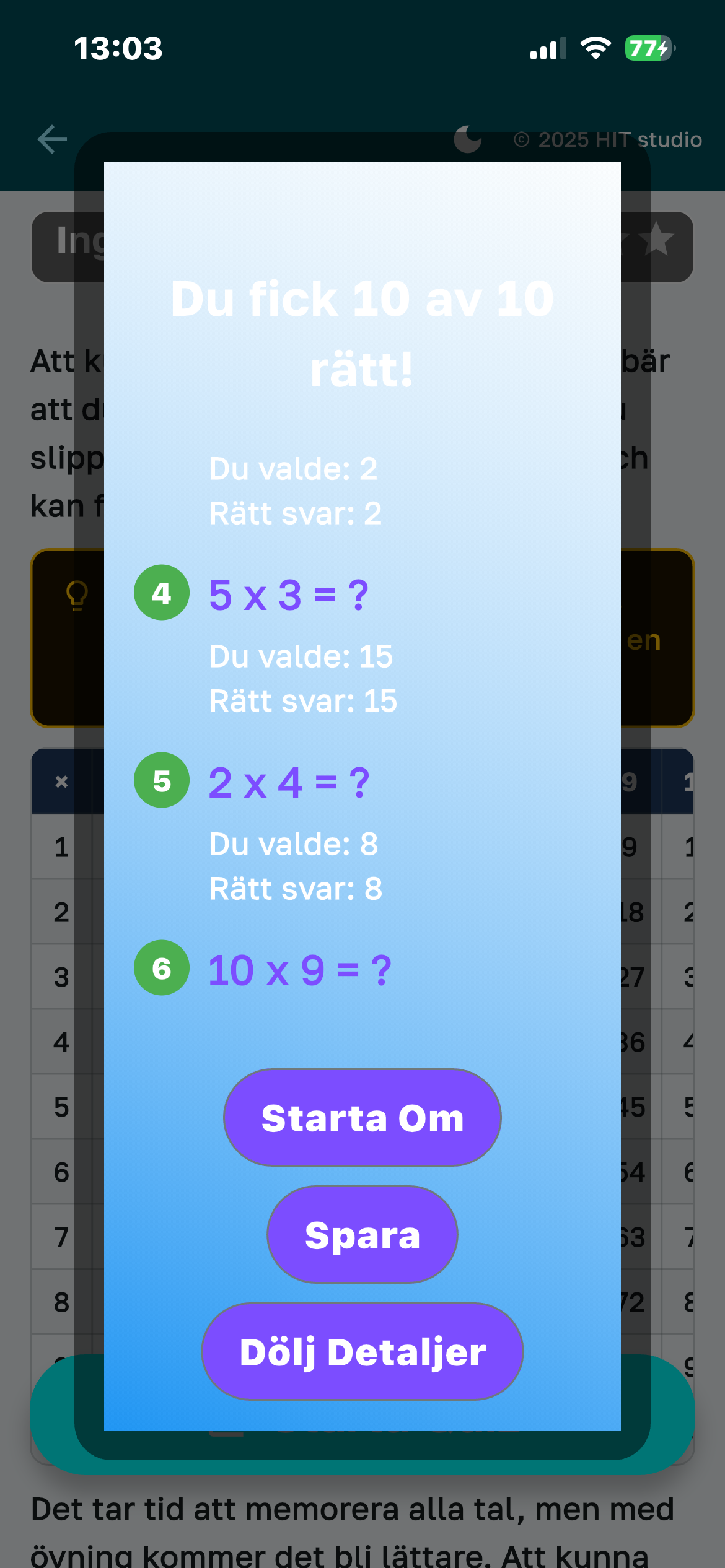 Matteloo-lär dig matematik screenshot 2