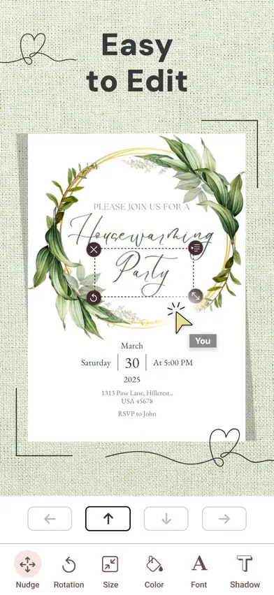 Invitation Maker & RSVP Cards screenshot 5