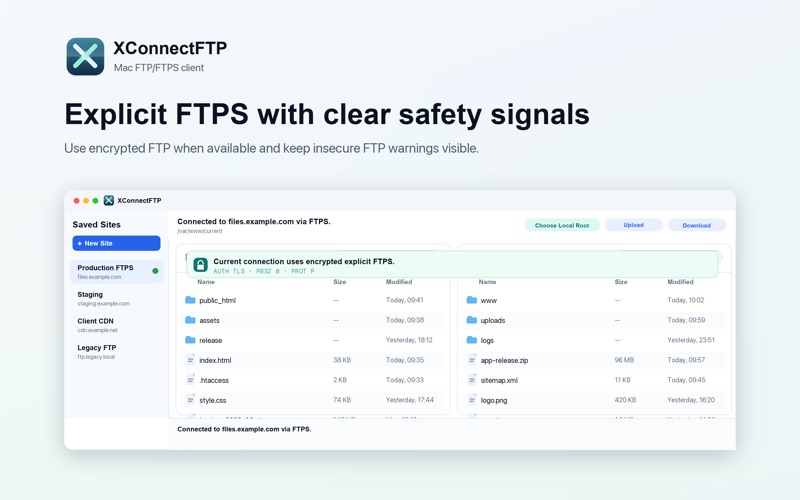 XConnectFTP screenshot 3