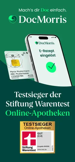 Screenshot von DocMorris Apotheke & E-Rezept auf dem iPhone 1
