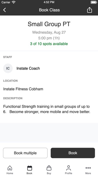 Screenshot #3 pour Instate Fitness