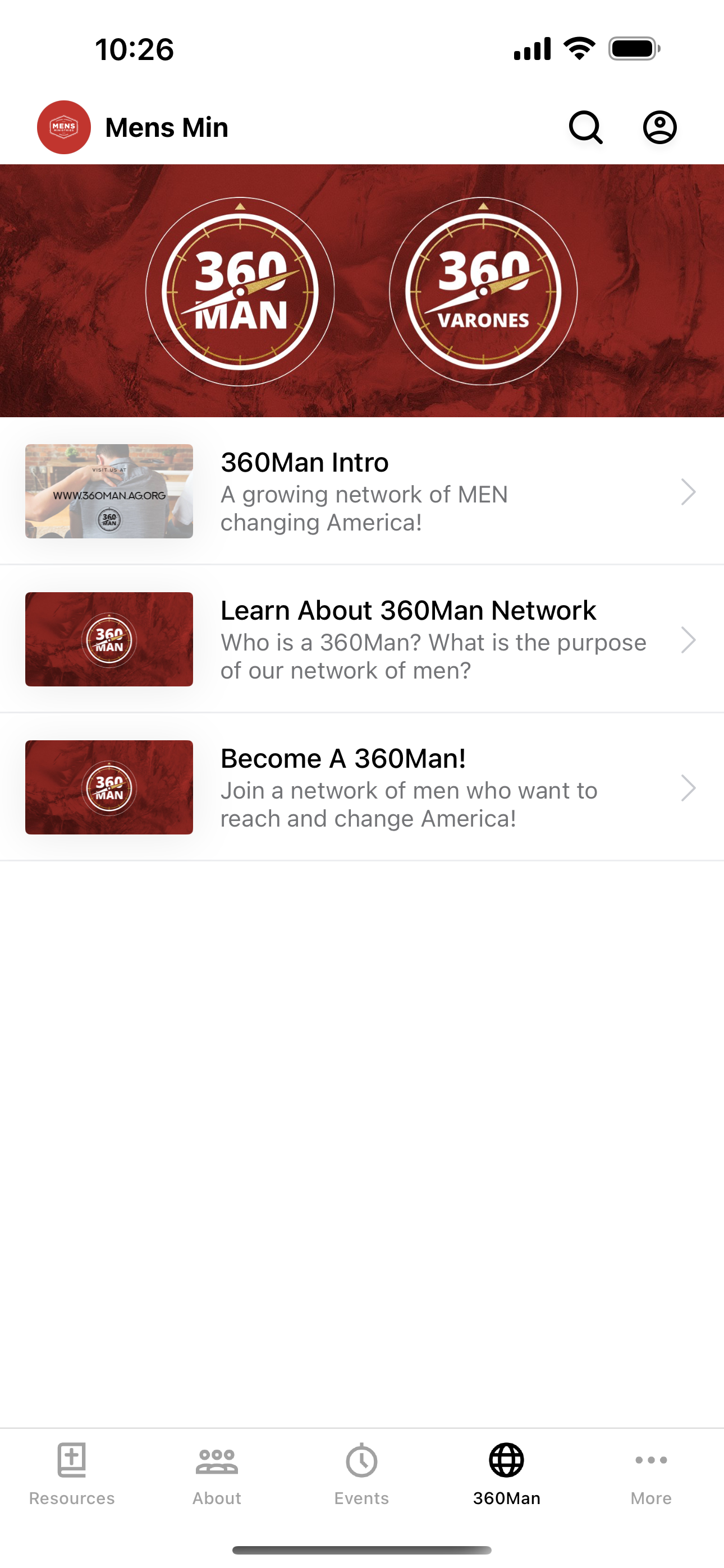 Mens Ministries