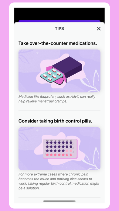 Period Tracker - Calendar Screenshot