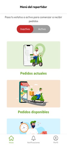 Kiwi Pedidos Repartidores screenshot