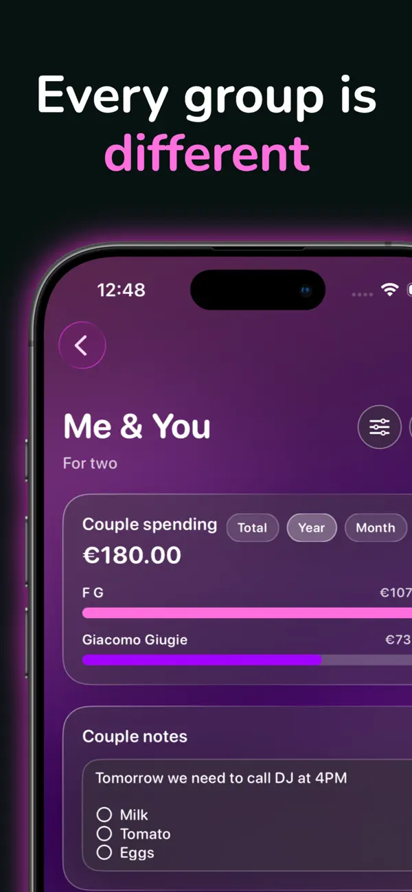 #3. Splitflow: Expense Sharing (iOS) Podle: Giacomo Giugie