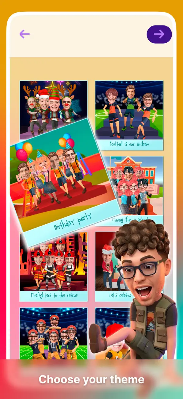 Funny face videos group dance Screenshot 2